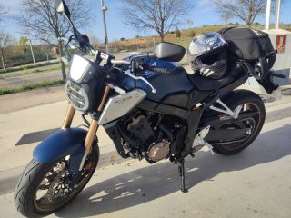 Honda CB 650 R Azul/Gris