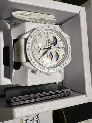Omega x Swatch Mission to Earth Moonshine Gold