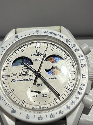 Omega x Swatch Mission to Earth Moonshine Gold