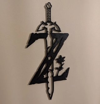 Arte de pared Zelda Espada