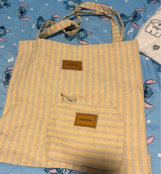 Bolsa de Playa XXL Algodón Reciclado