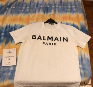 T-shirt Balmain Paris bianca