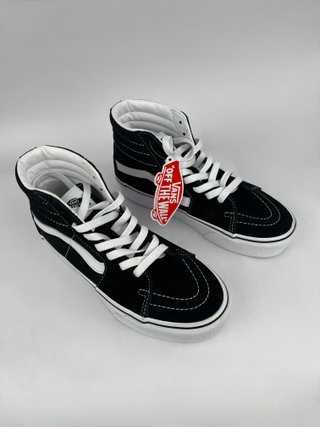 Scarpe Vans Sk8-Hi nere suola alta 36.5