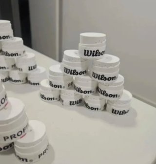 30 Overgrips Wilson Pro Blancos Perforados