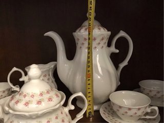 Juego de té Pontesa 6 servicios porcelana