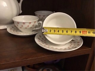 Juego de té Pontesa 6 servicios porcelana