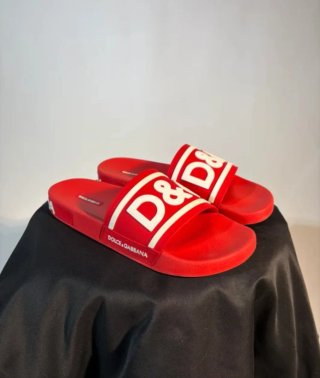 Ciabatte D&G Dolce & Gabbana Rosse