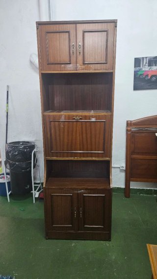 Librería secreter de madera