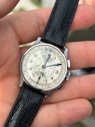 Urania Cronografo Vintage NOS Venus 170