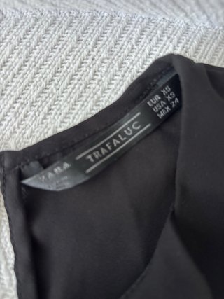 Top Zara Negro Talla XS