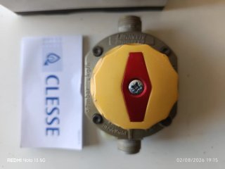 Regulador Gas Propano Clesse 37 mbar 4kg/h