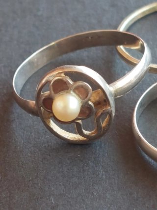 Lote 3 Anillos Plata 925