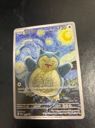 Snorlax con La Noche Estrellada - Carta Pokémon