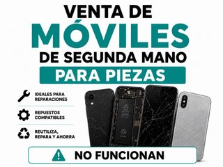 Móviles de segunda mano para piezas