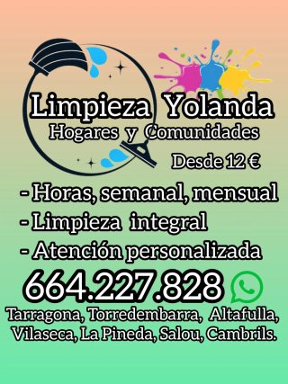Limpieza profesional del hogar y comunidades.