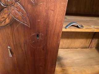 Mueble antiguo madera y mármol. Negociable.