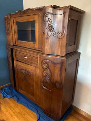 Mueble antiguo madera Negociable.