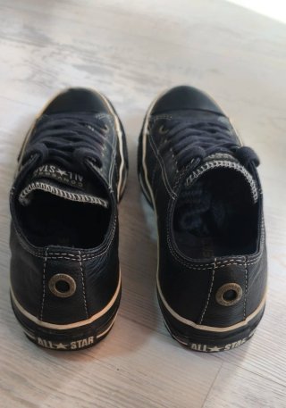 Zapatillas Converse Cuero Negro Talla 38