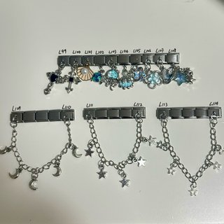 Diapositivas italianas para pulsera, dijes colgant