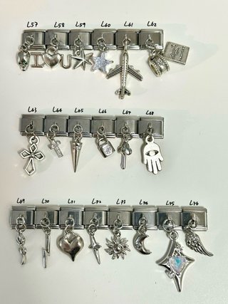 Diapositivas italianas para pulsera, dijes colgant