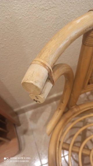 Sillas vintage ratán (2 unidades)