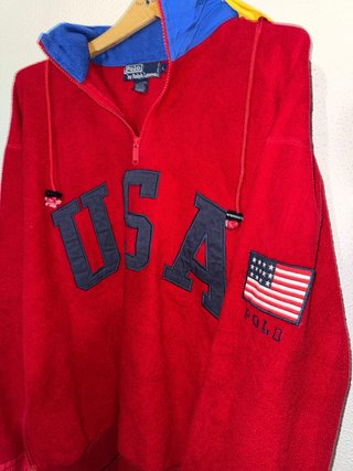Superman Fleece 90s USA Vintage Polo Ralph Lauren
