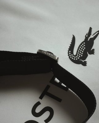 Bolsa transversal Lacoste preta