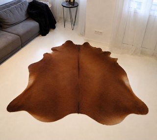 Alfombra Piel de Vaca Marrón