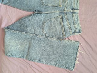 Jeans a zampa/flare lavaggio chiaro