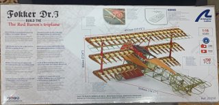 Maqueta Fokker Dr.I 1:16 Artesanía Latina