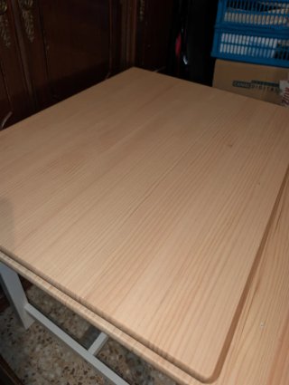 Mesa Abatible IKEA PINNTORP Madera Blanca