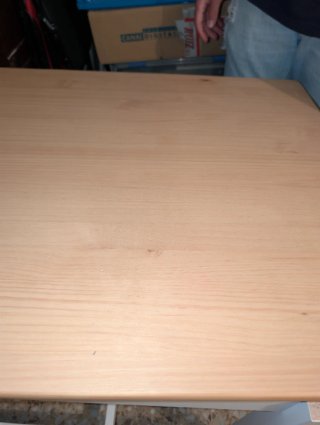 Mesa Abatible IKEA PINNTORP Madera Blanca