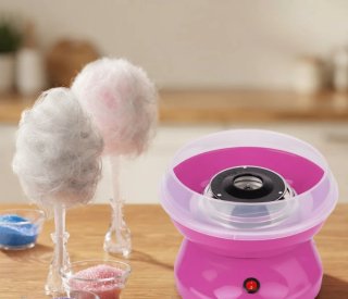 Macchina Zucchero Filato Elettrica Rosa