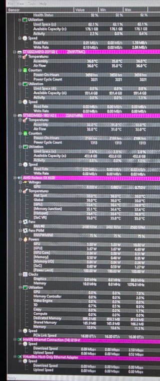 PC Gaming i5 11th / RX 6600 / 32GB RAM / 2TB