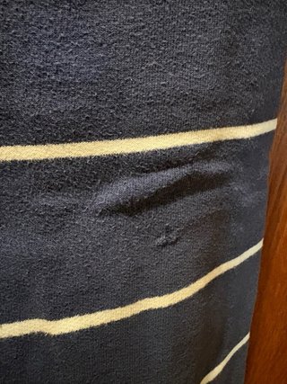 Casaco Quebramar Listrado Azul e Branco feminino