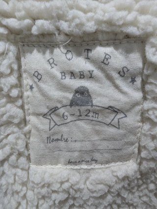 Chaqueta/Sudadera Abrigo Bebé Brotes (6-12m)