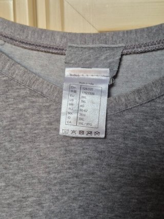 Maglietta grigia Decathlon