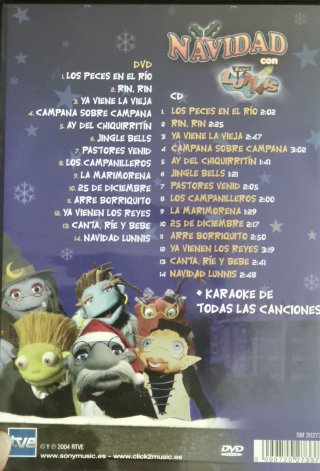 DVD + CD Navidad con los Lunnis