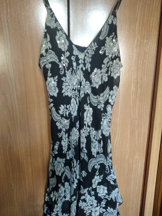 Vestido fiesta estampado floral + regalo