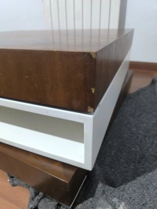 Mesa de centro salón giratoria