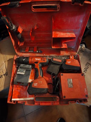 Taladro Hilti SF 180-A + Batería radial y sierra