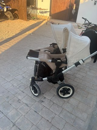 Carro Bugaboo Doble Beige Tambien tiene el capazo