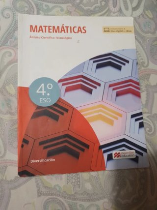 Matemáticas 4º - Libro de texto en formato físi...