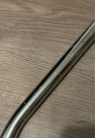 Tija de sillín curva 21 mm
