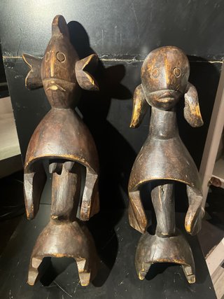 Arte Africano Figuras Madera Tallada