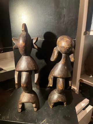 Arte Africano Figuras Madera Tallada