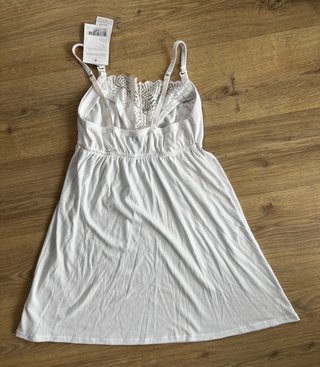 Camisón Maternal y Lactancia Selú Blanco