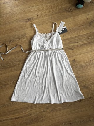 Camisón Maternal y Lactancia Selú Blanco