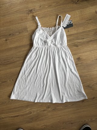 Camisón Maternal y Lactancia Selú Blanco