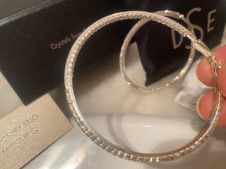 Pendientes Aros DSE Cristal Swarovski